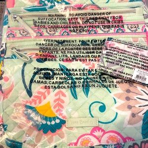 Vera Bradley Triple Zip Crossbody Purse